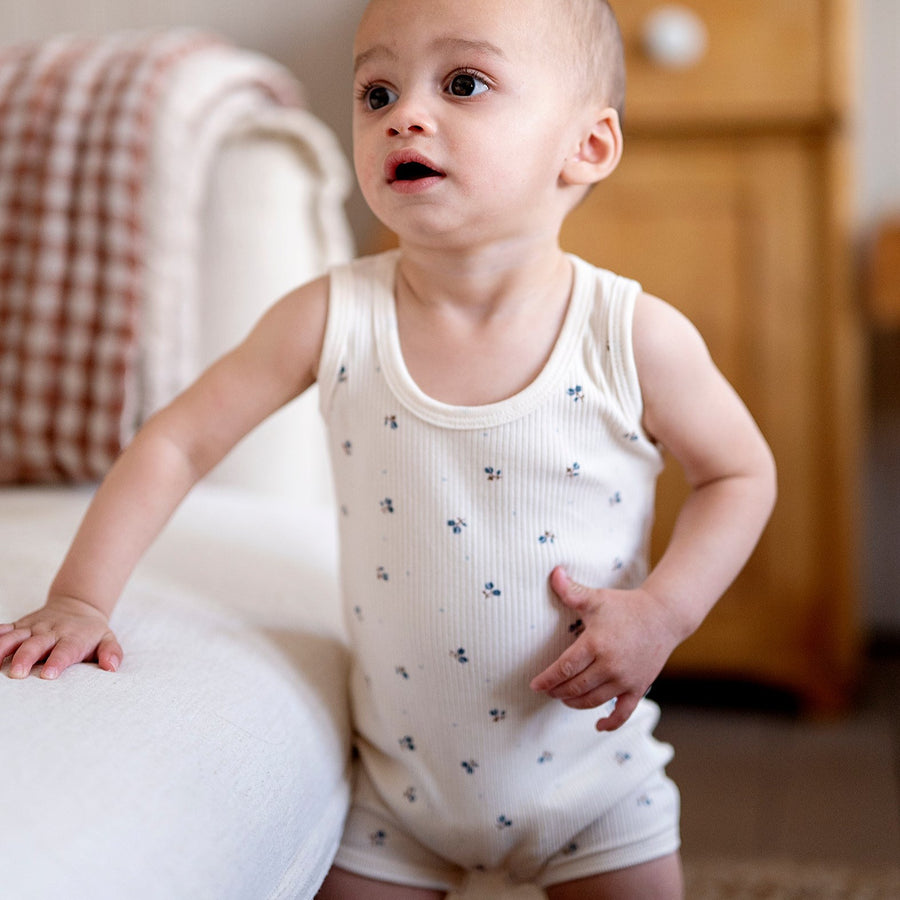 Ribbed Cotton - Tulip Collection - Tank Rompers