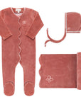 Velour Embroidered Bird & Butterfly Collection - Take Me Home Set