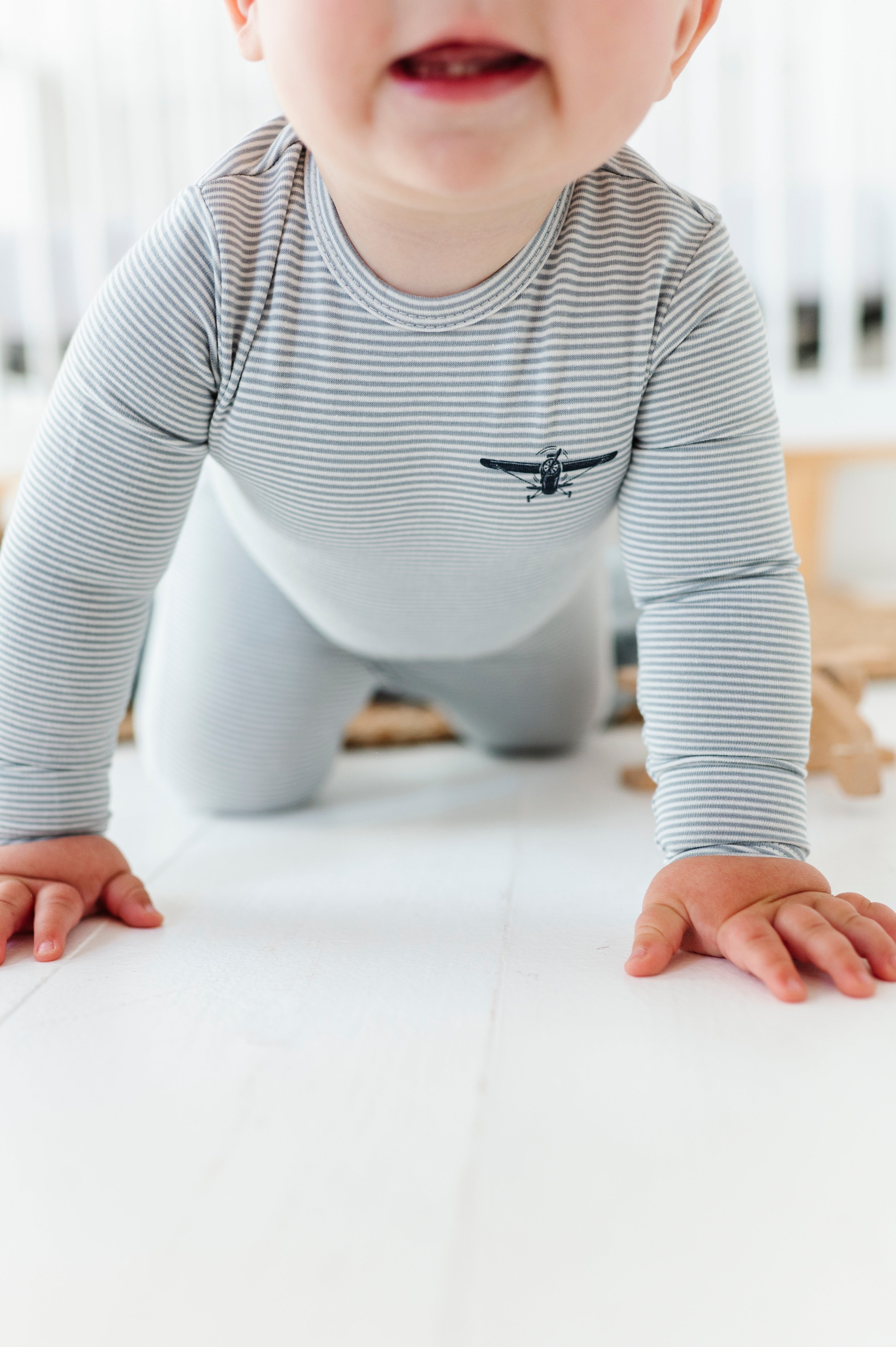 Organic French Terry Kite &amp; Propeller Collection - Bib