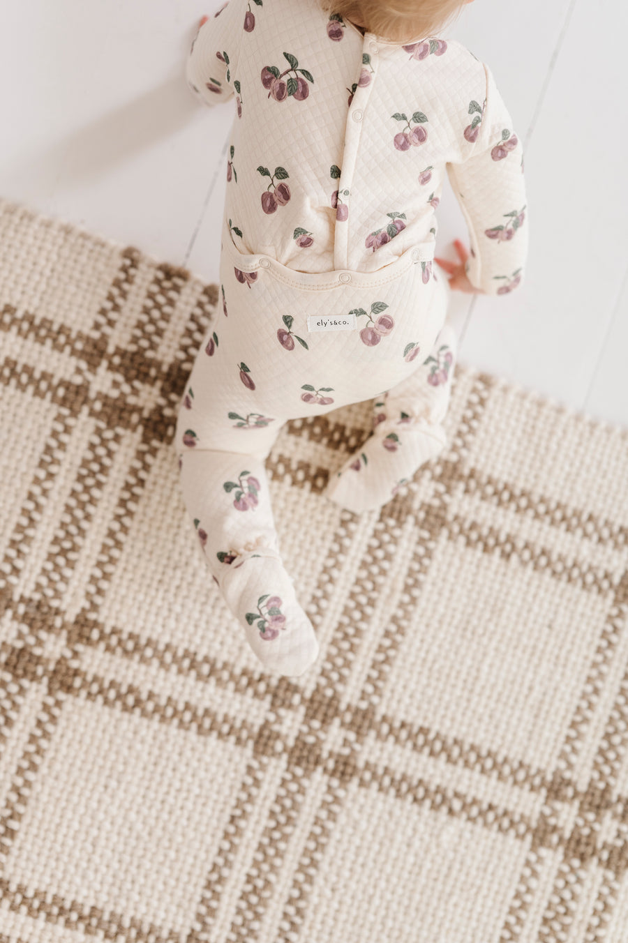 Quilted - Plum Print Kimono Collection - Deluxe Take Me Home Sets
