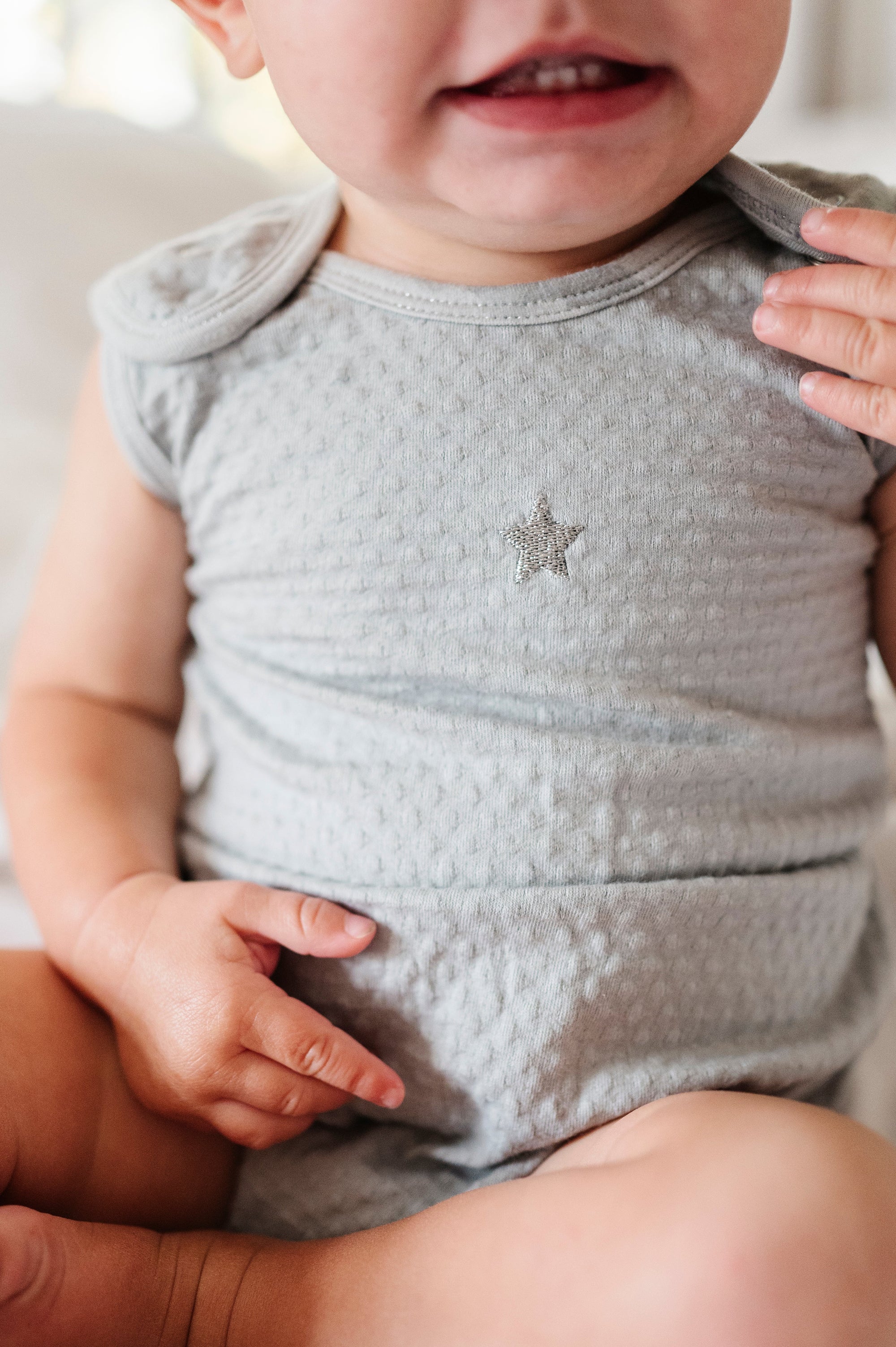 Cotton - Embroidered Star Collection-Romper