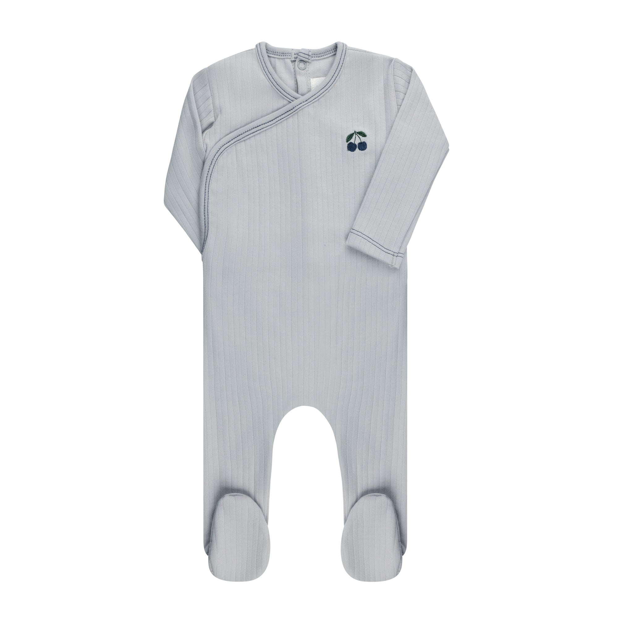 Embroidered Cherry Collection - Footie