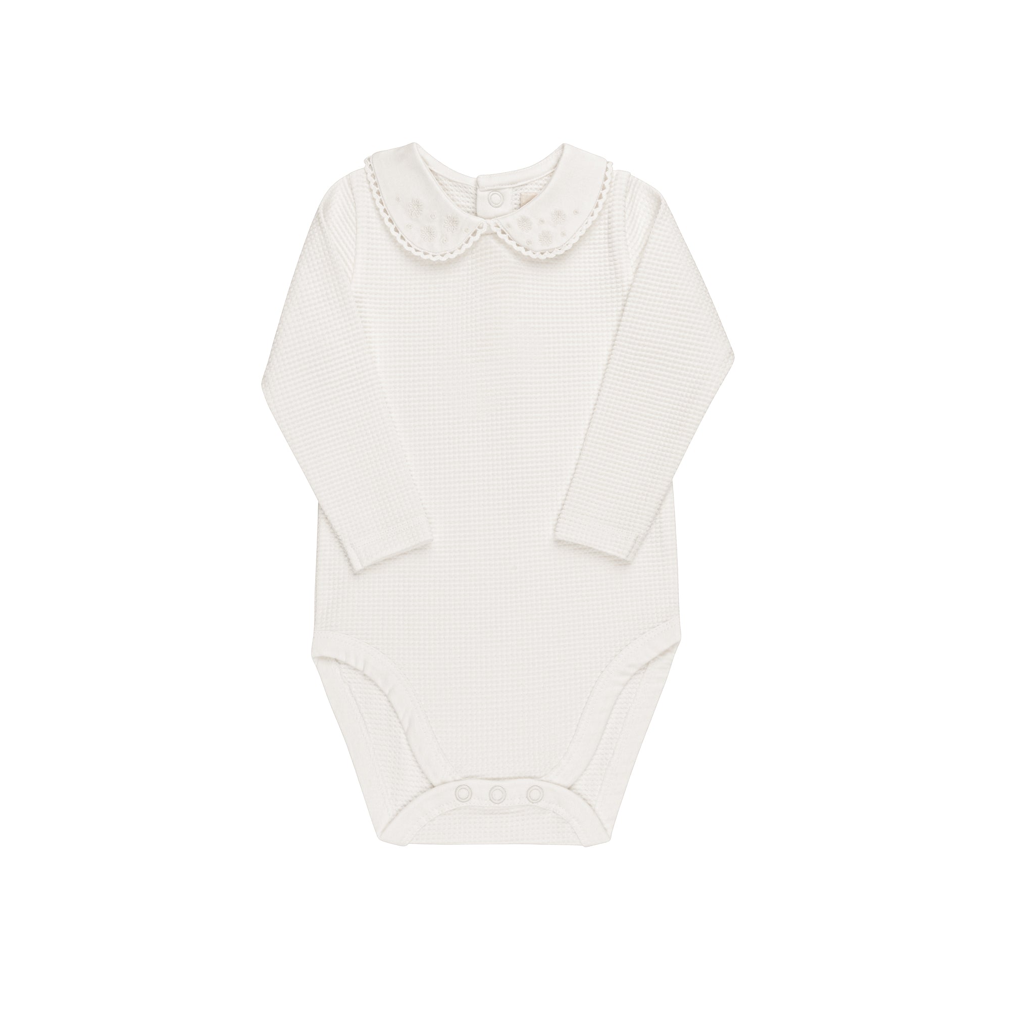 Embroidered Collar Collection - Bodysuit and Overalls