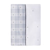 Floral Plaid Collection – Waterproof Pack n Play Sheets – Blue