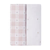 Floral Plaid Collection – Waterproof Changing Pad Covers – Pink