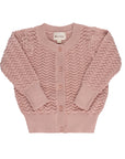 Wave Collection - Knit Pointelle Cardigan