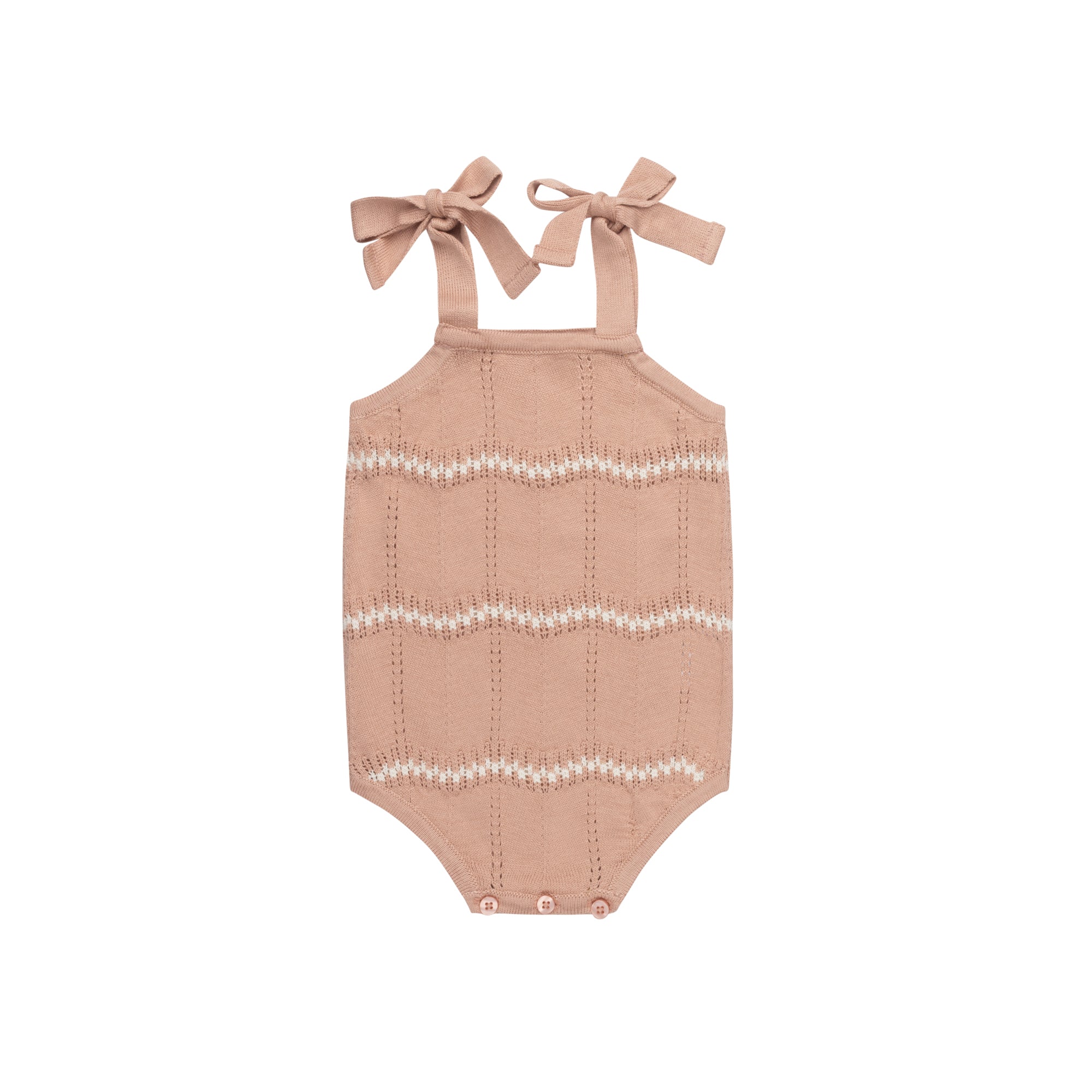 Girls Wave Knit Romper | Holland Collection | Looms Knits – Ely's