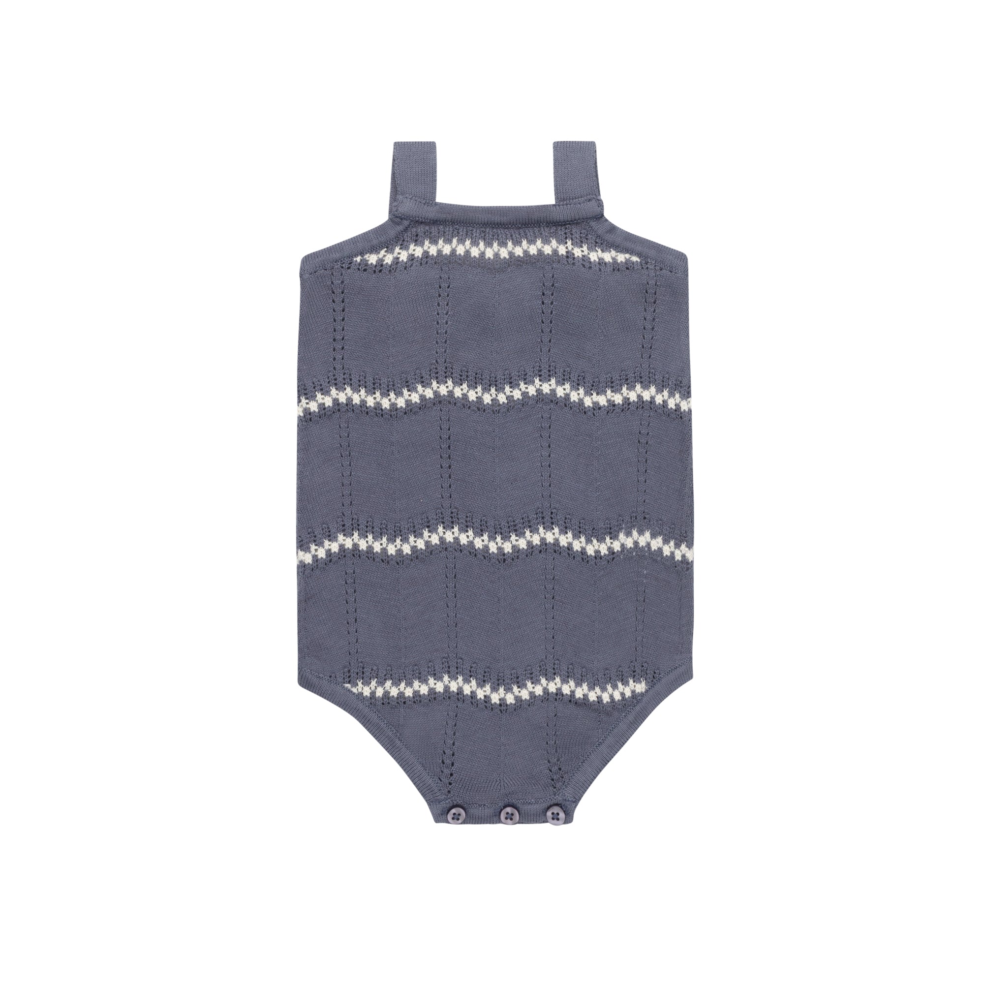 Boys Wave Knit Romper | Holland Collection | Looms Knits – Ely's & Co.