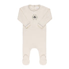 Soft ivory boys Cotton Baby Footie – Garden Floral Center