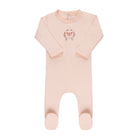 Soft pink Cotton Baby Footie – Garden Floral Center