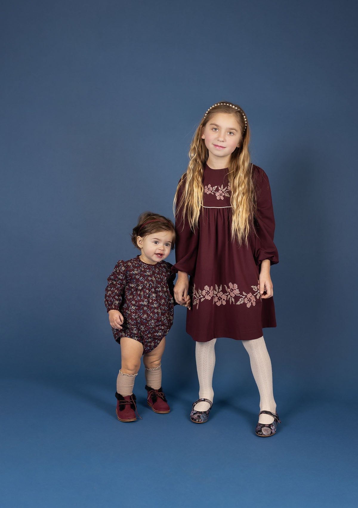 Stitch Embroidered Wool Collection - Romper