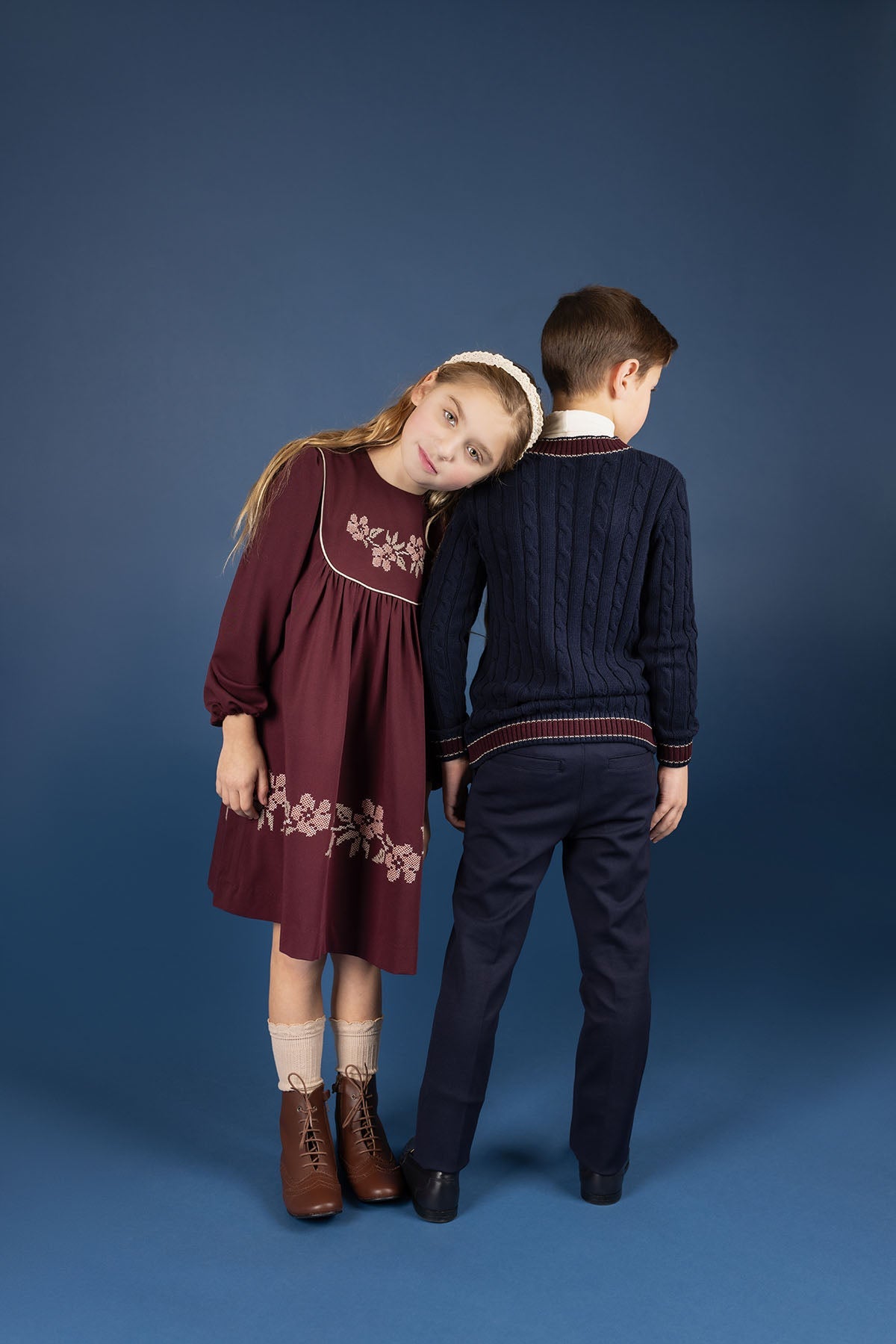 Stitch Embroidered Wool Collection - Romper