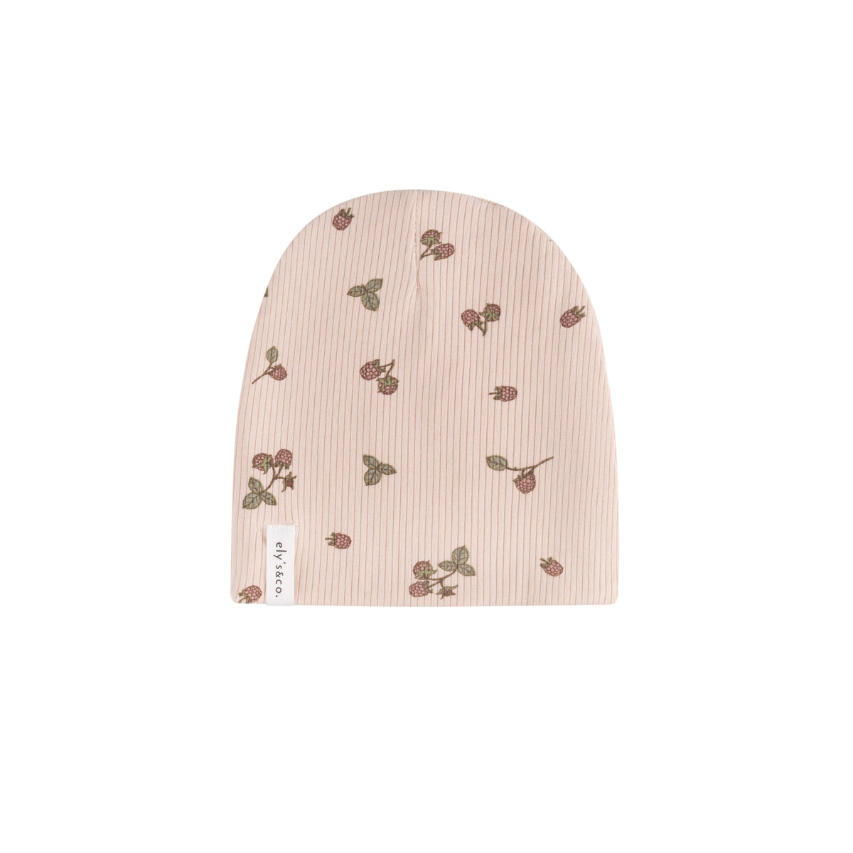 Ribbed Cotton - Raspberries Collection - Beanie – Ely's & Co.