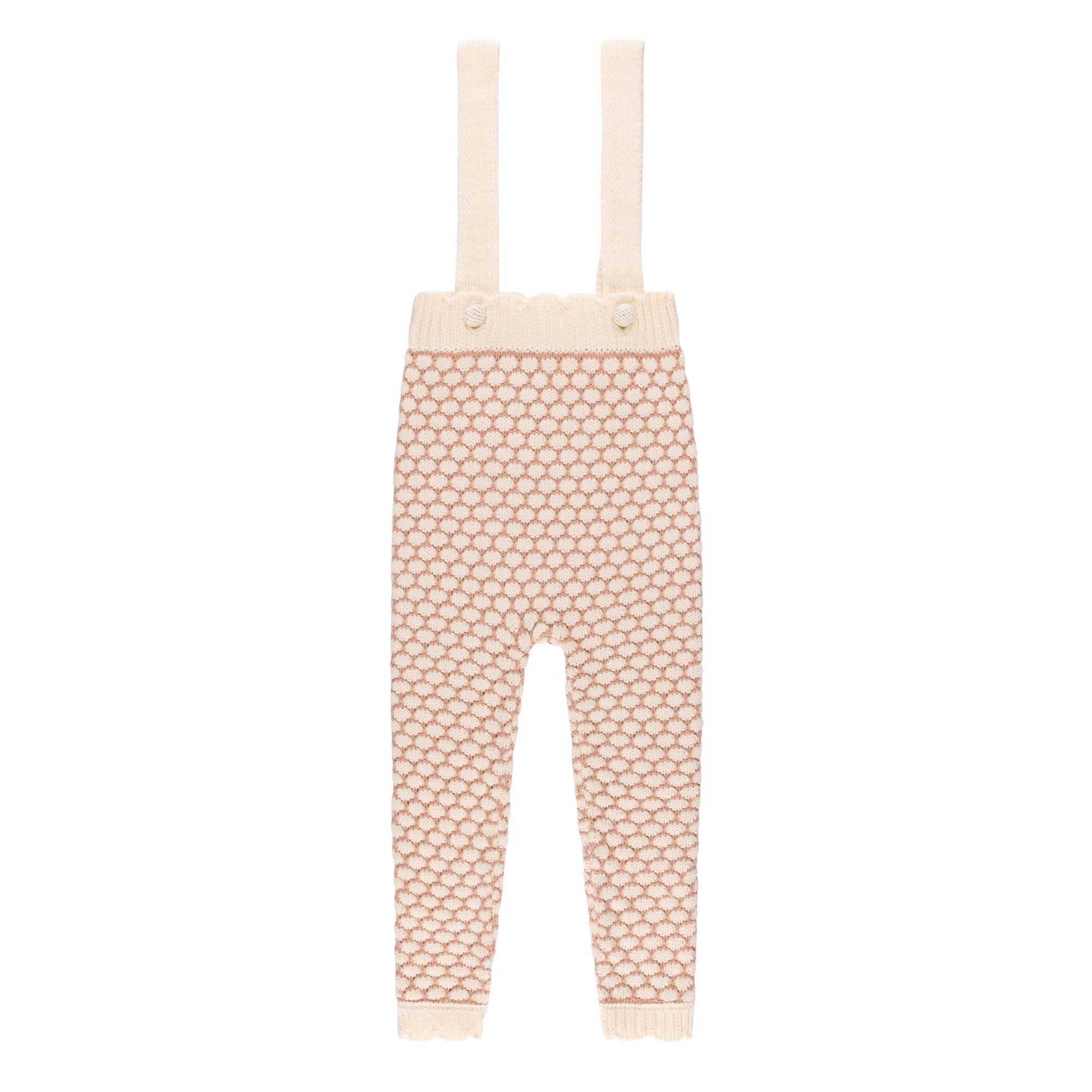 Popcorn Knit Collection - Overalls