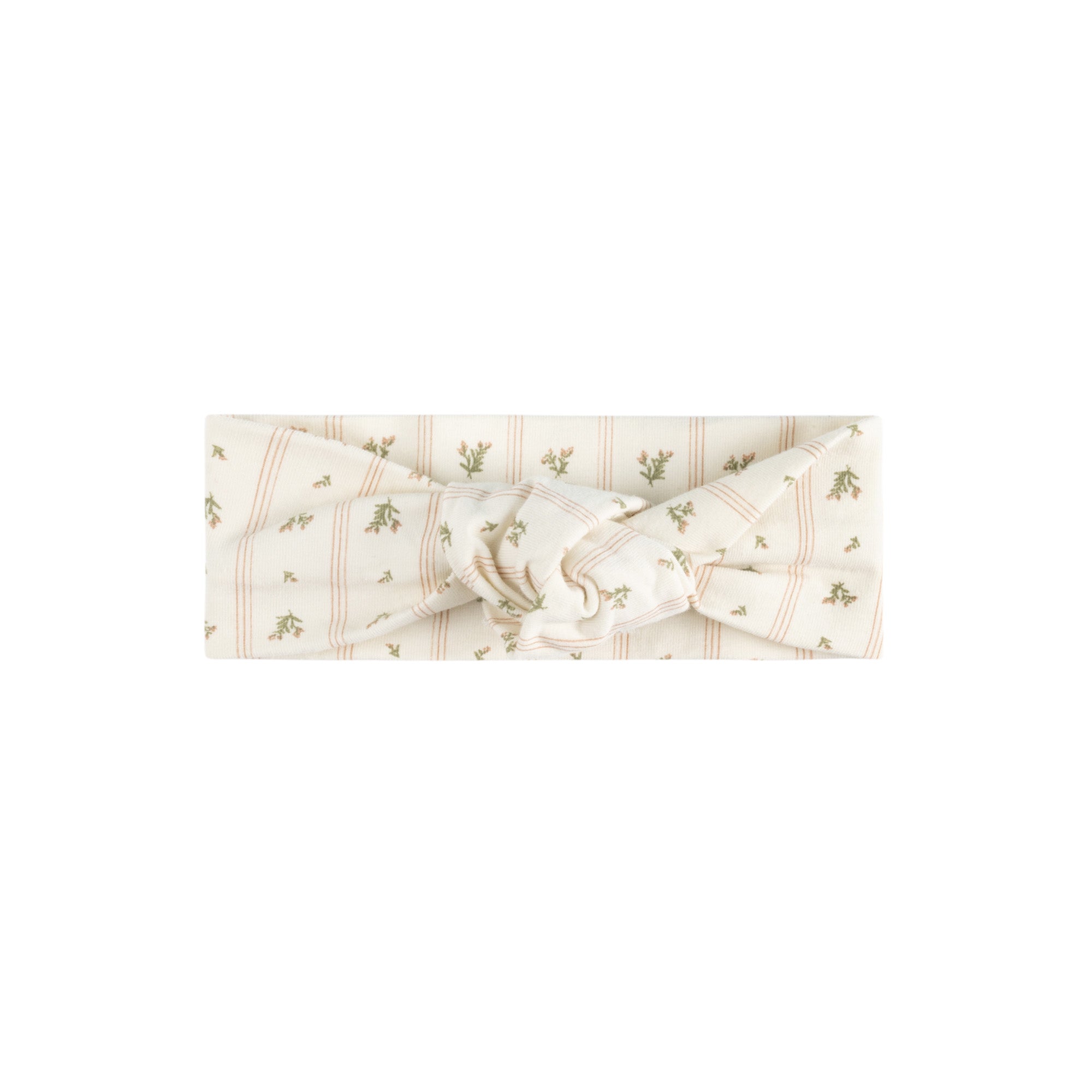 Jersey Cotton - Linear Floral Print Collection - Headband