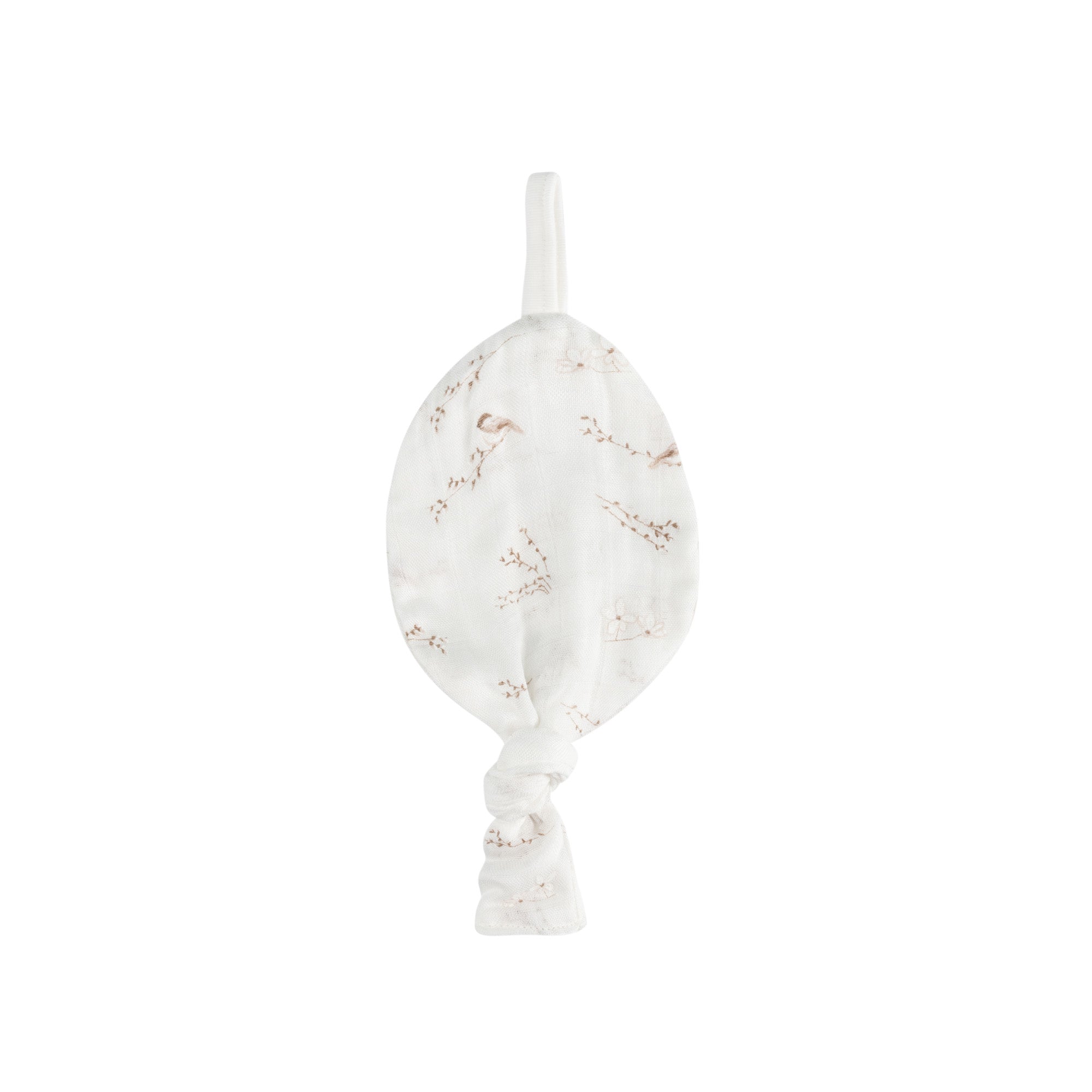 Jersey Cotton - Vintage Birds Collection - Bamboo Muslin Paci Lovey