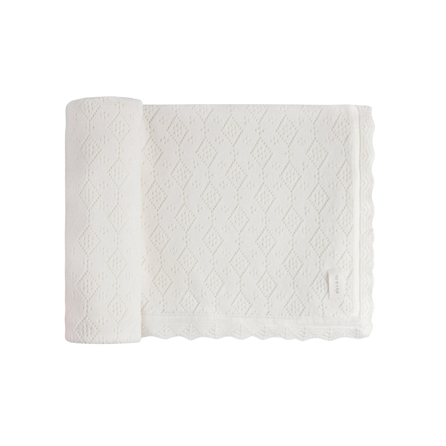 Pointelle Knit Collection- Blankets
