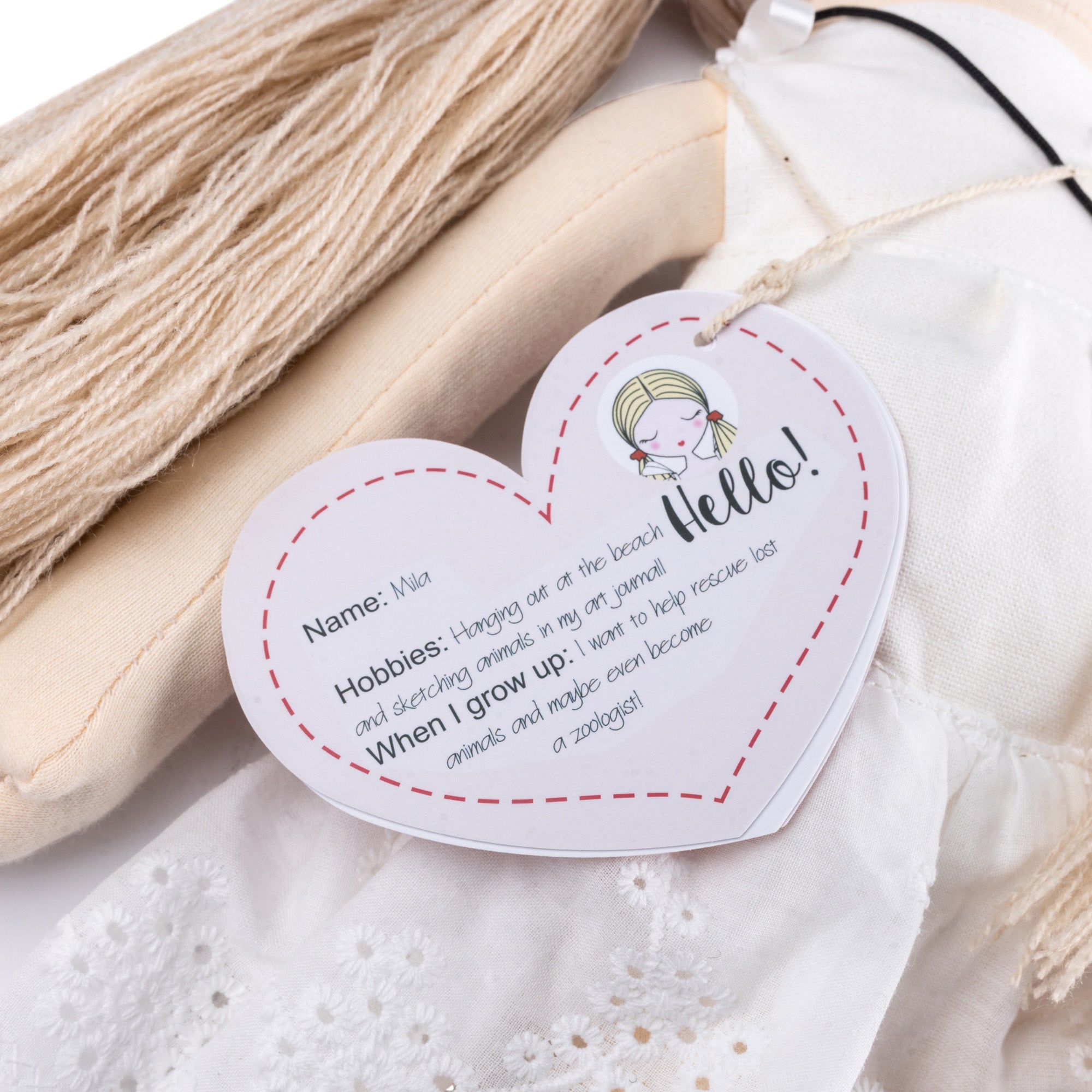 Hearts of Yarn Mila Doll