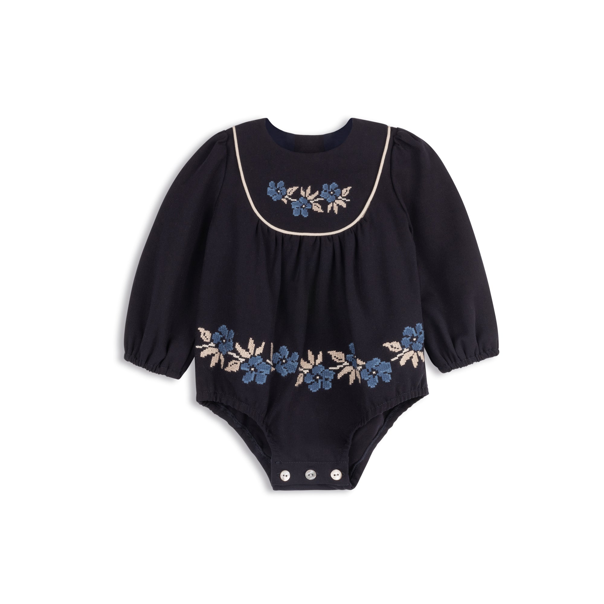 Stitch Embroidered Wool Collection - Dress