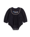 Stitch Embroidered Wool Collection - Romper