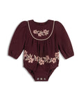 Stitch Embroidered Wool Collection - Romper