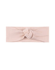 Organic Wide Rib Embroidered Scallop Collar Collection - Headband