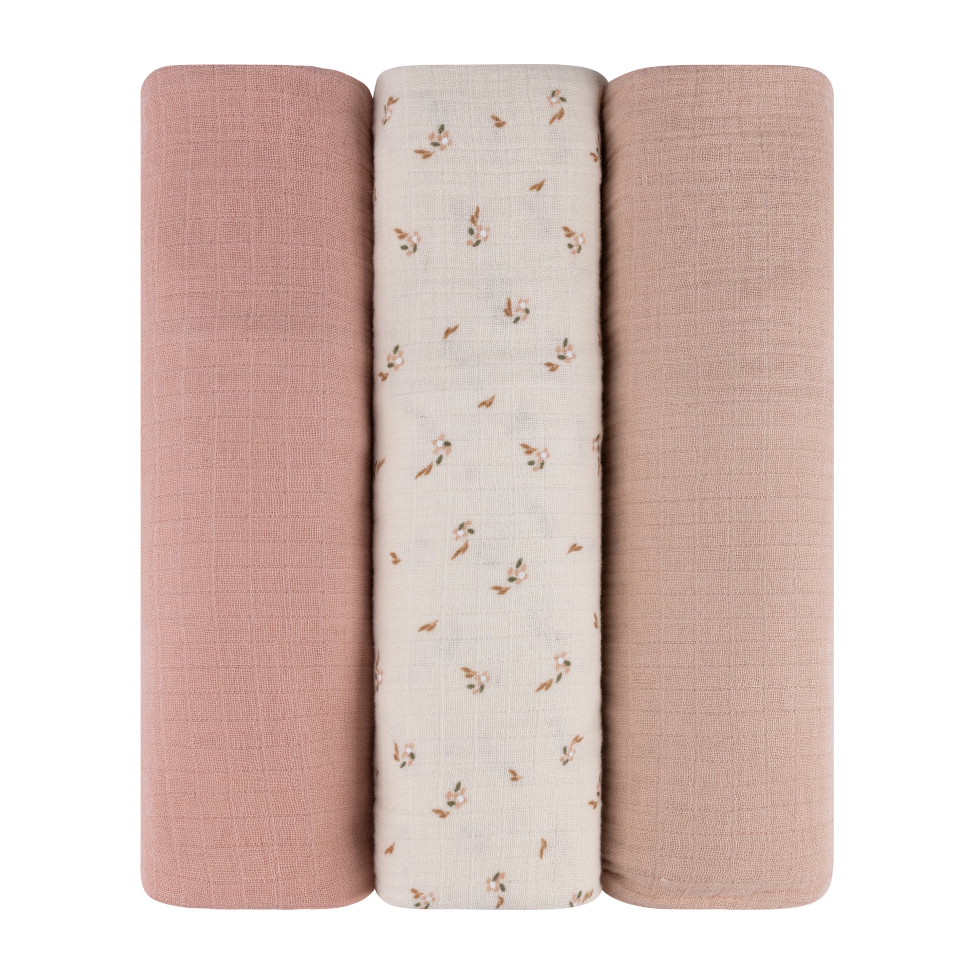 Ely's & Co Jersey Cotton Rose Gold Embroidered Wreath Footie & Hat Ely's & Co Jersey Cotton Rose Gold Embroidered Wreath Footie & Hat
