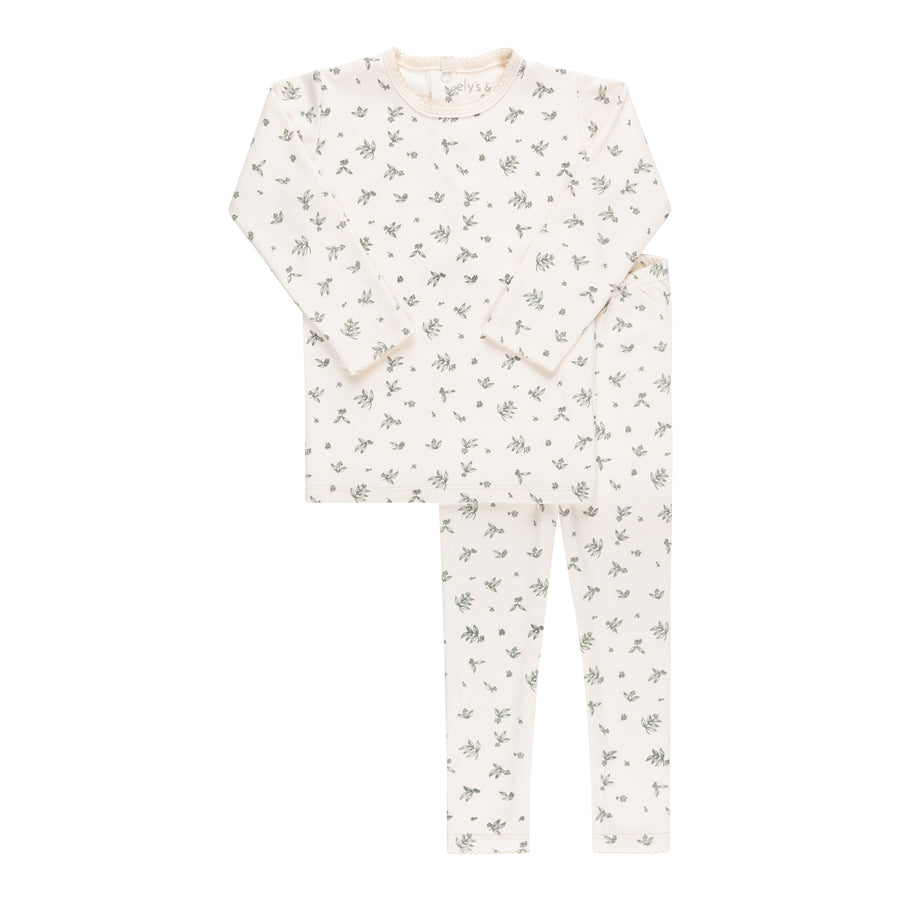 Brushed Cotton -Elderberry Leaf Collection - Lounge Sets
