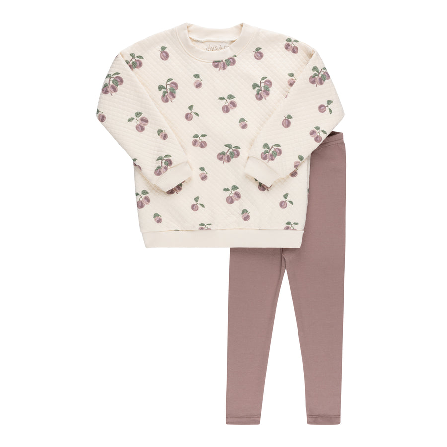 Quilted - Plum Print Collection - Lounge Sets