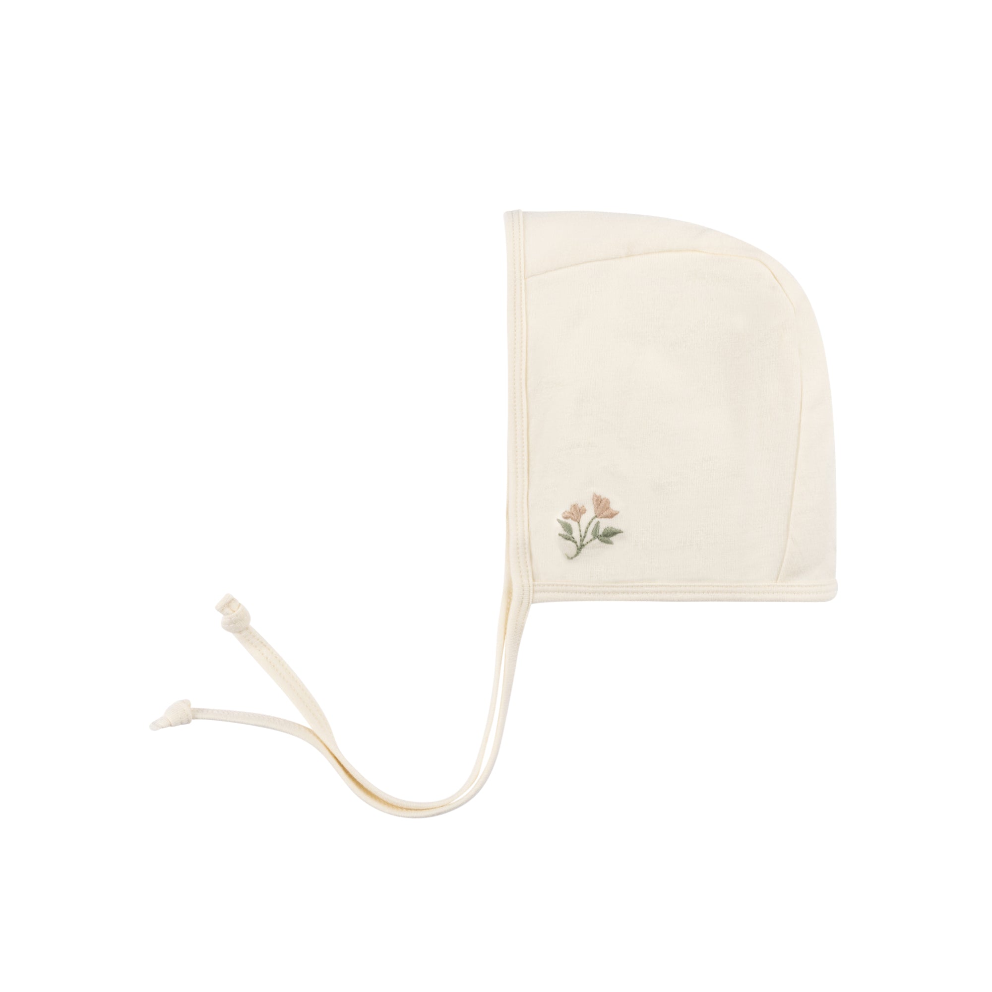 Jersey Cotton -Embroidered Collar Collection- Bonnet