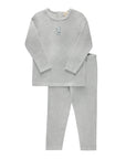 Embroidered Velour Collar Collection - Lounge Set