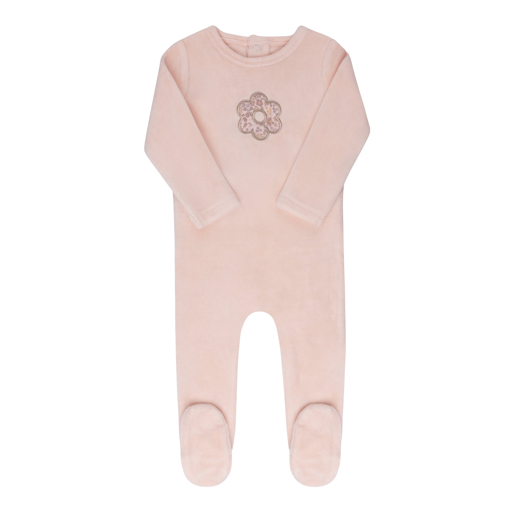 Velour Liberty Floral Collection - Footie
