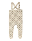Cotton Plaid Print Collection - Bodysuit + Overalls