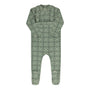 Cotton Plaid Print Collection - Bodysuit + Overalls