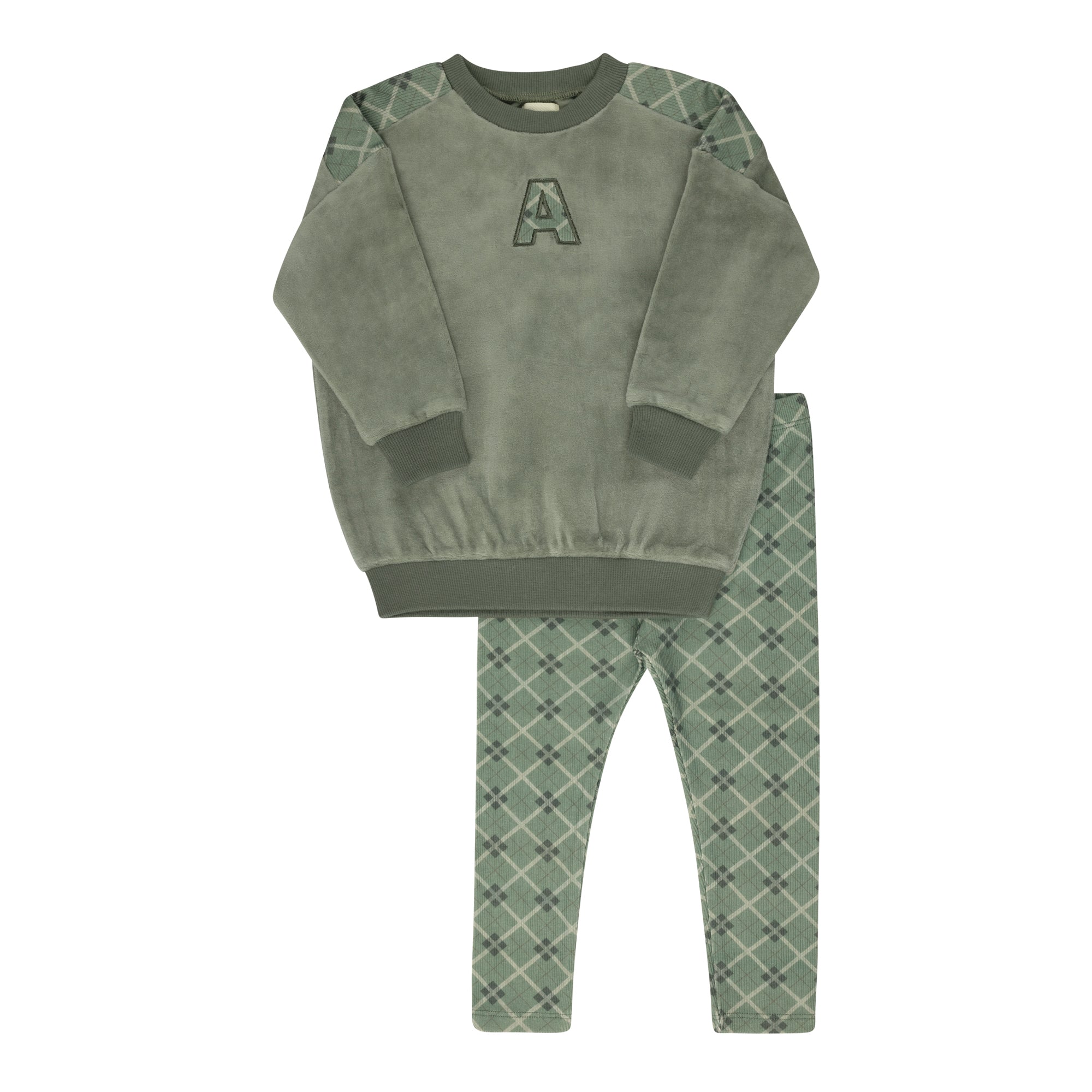 Velour Liberty Plaid A Collection - Lounge Set