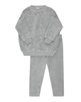 Velour Embroidered Floral Collection - Lounge Set
