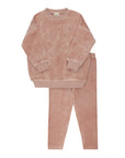 Velour Embroidered Floral Collection - Lounge Set