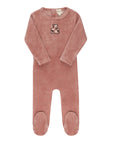 Velour Plaid Bear Collection - Footie