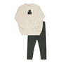 Velour Plaid Bear Collection - Sweatshirt + Leggings
