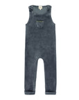 Velour Plaid Bear Collection - Overalls and Turtleneck