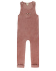 Velour Plaid Bear Collection - Overalls and Turtleneck