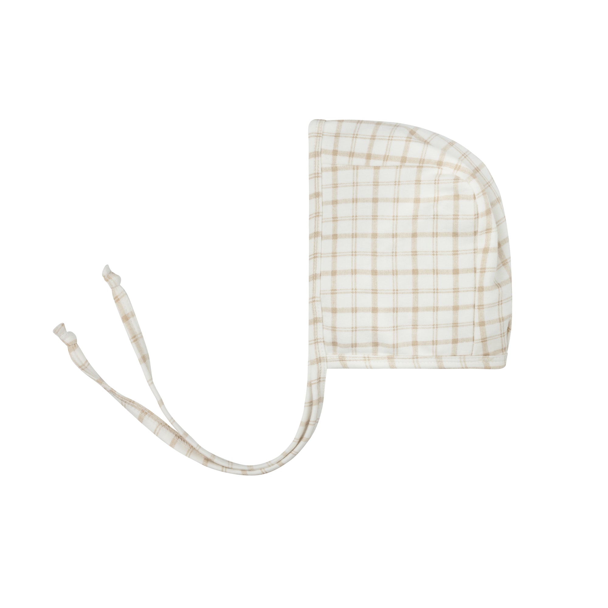 Modal French Terry Plaid Sheep Collection - Footie + Bonnet