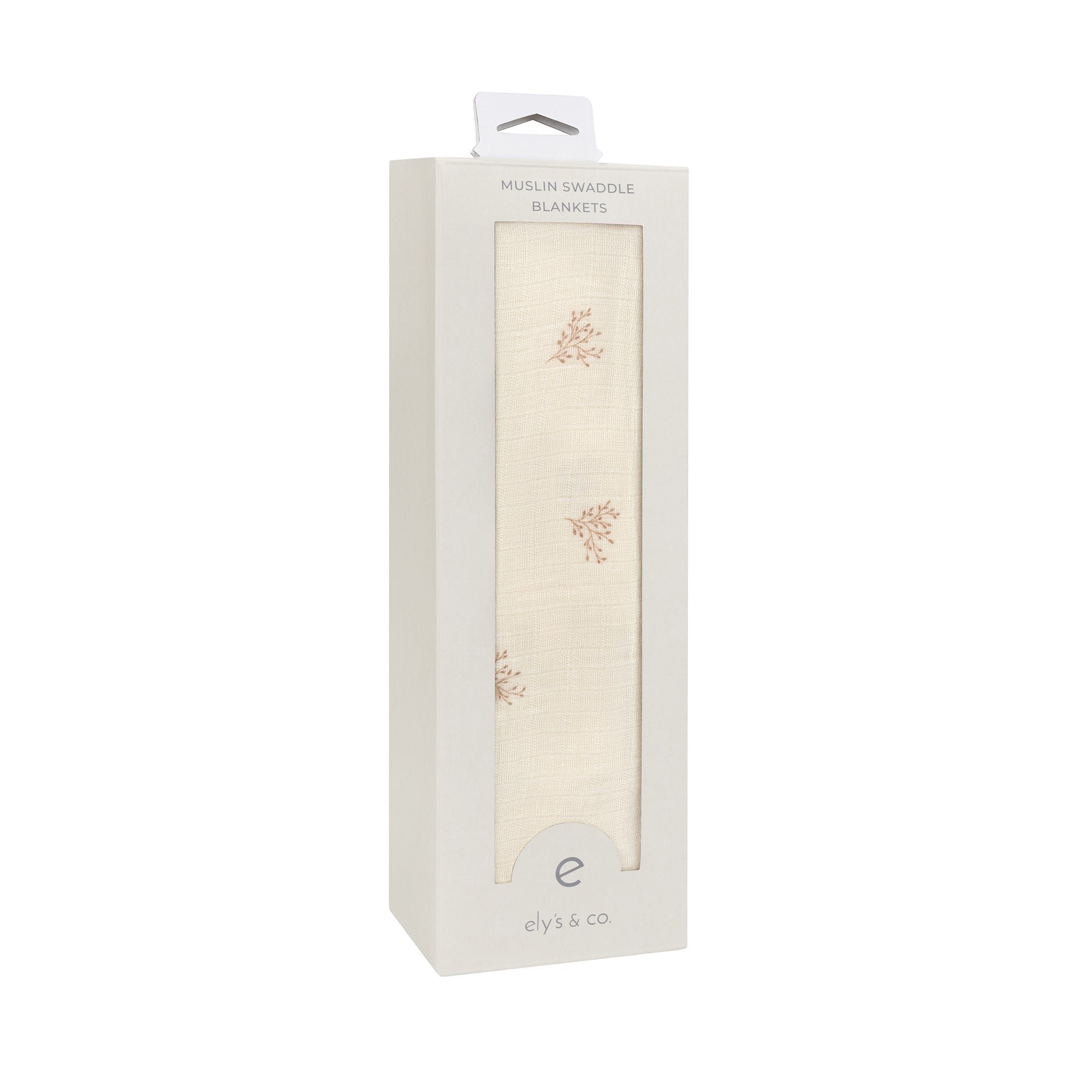 Velour Leaf Pattern Collection - Muslin Swaddle