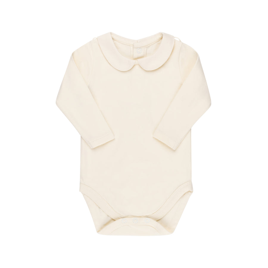 Jersey Cotton Bodysuit with Collar