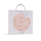 Gift Ready Floral Muslin Cotton Swaddle Blanket Pink