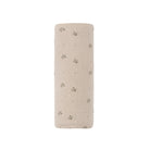 tan Floral Muslin Cotton Swaddle Blanket