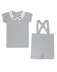 Embroidered Collar Collection - 2Pc Set -Boys