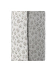 French Terry Blooms Collection - Two Pack Muslin Swaddle