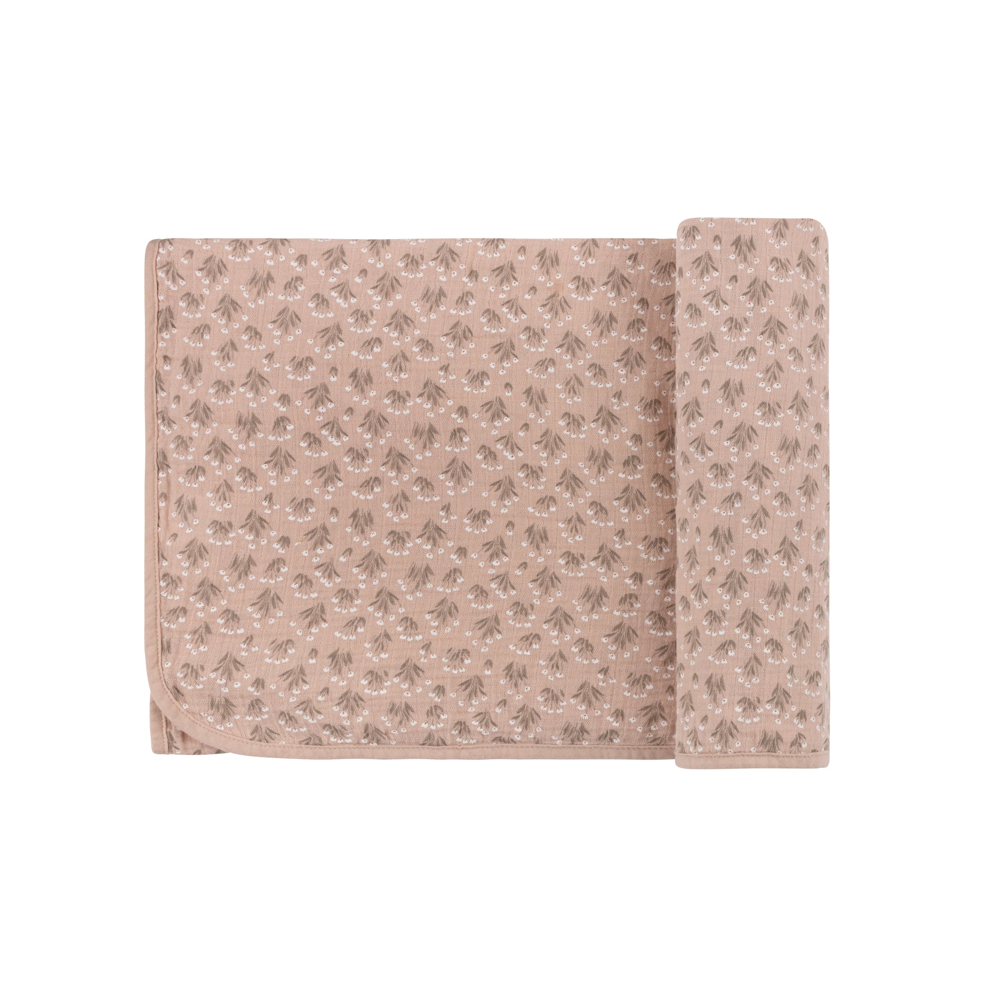 French Terry Blooms Collection - Muslin Swaddle