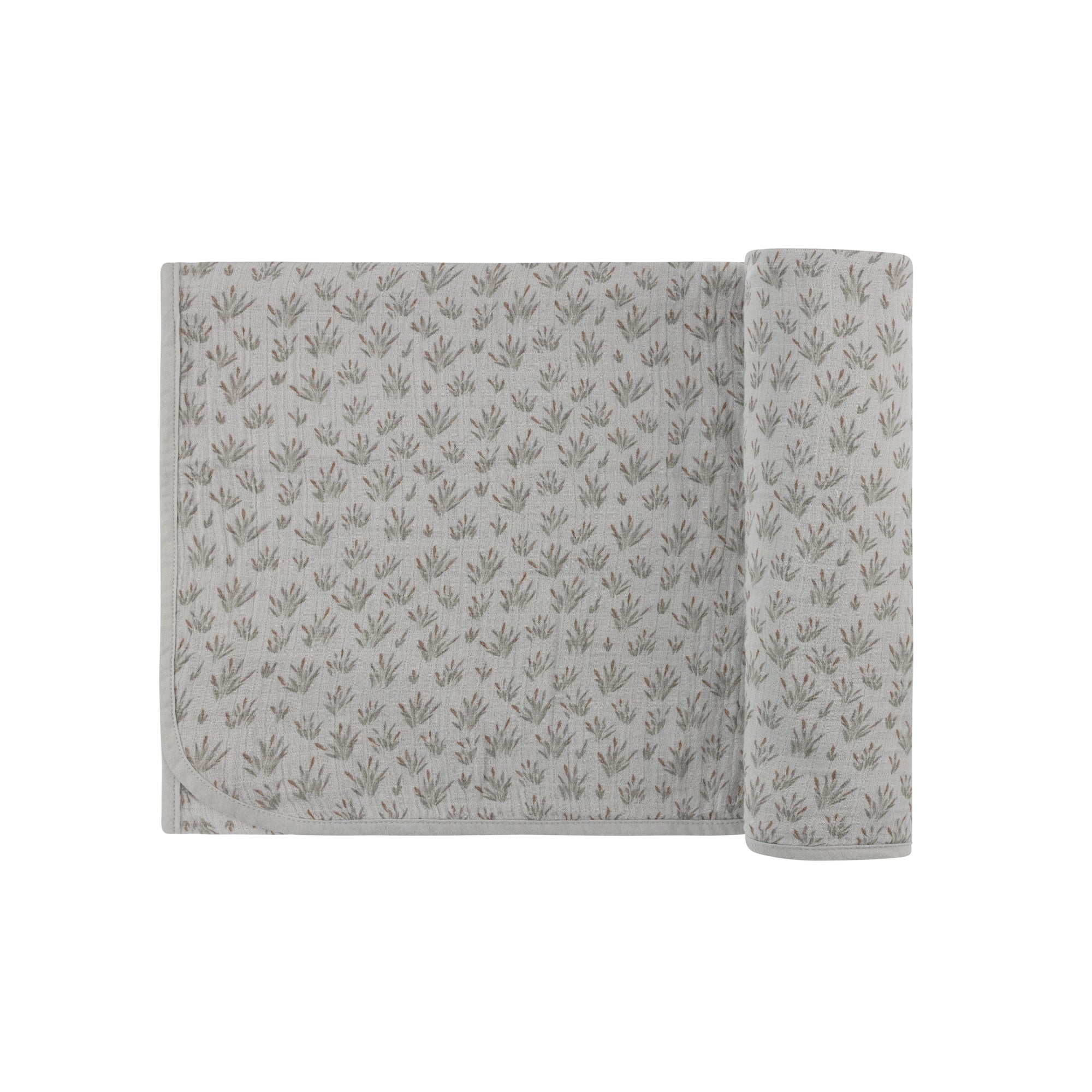 French Terry Blooms Collection - Muslin Swaddle